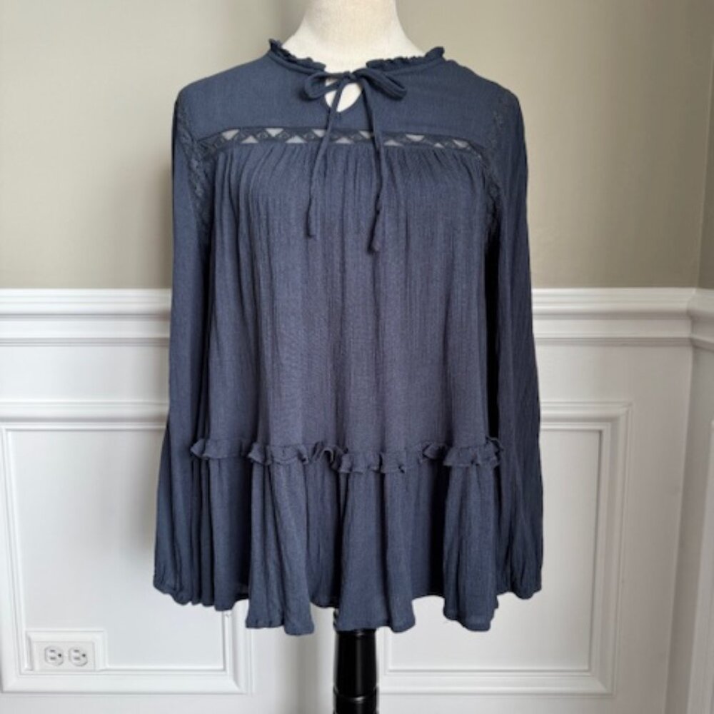 NWT Easel Women's Boho Blouse